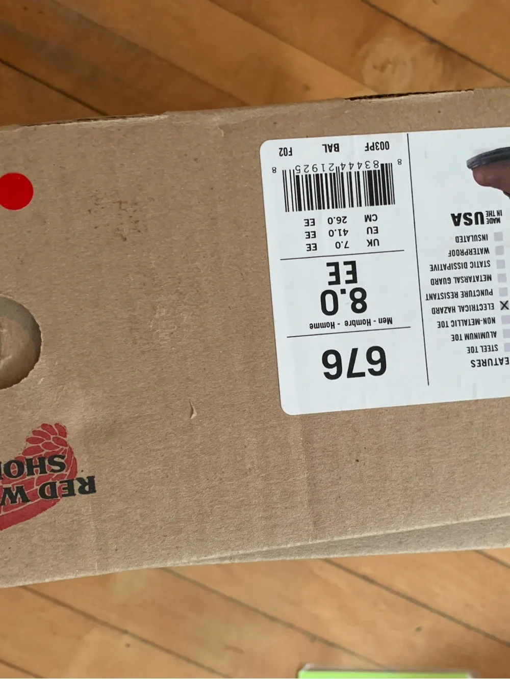 Red Wing Shoes durable leather